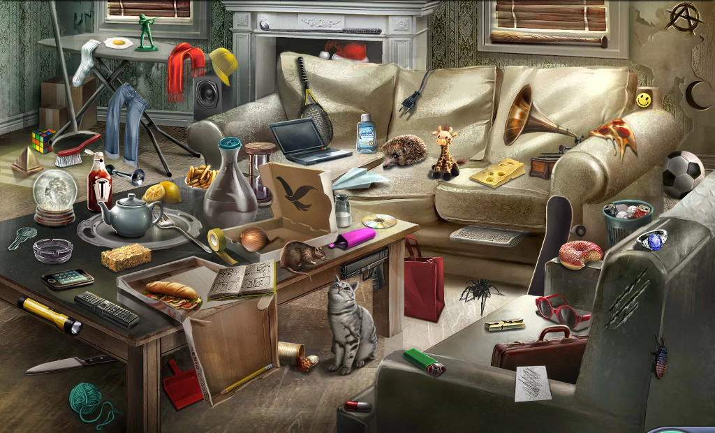 criminal case living room items