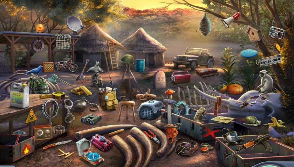 Criminal Case Case 153 The Circle of Death Poachers' Camp Hidden