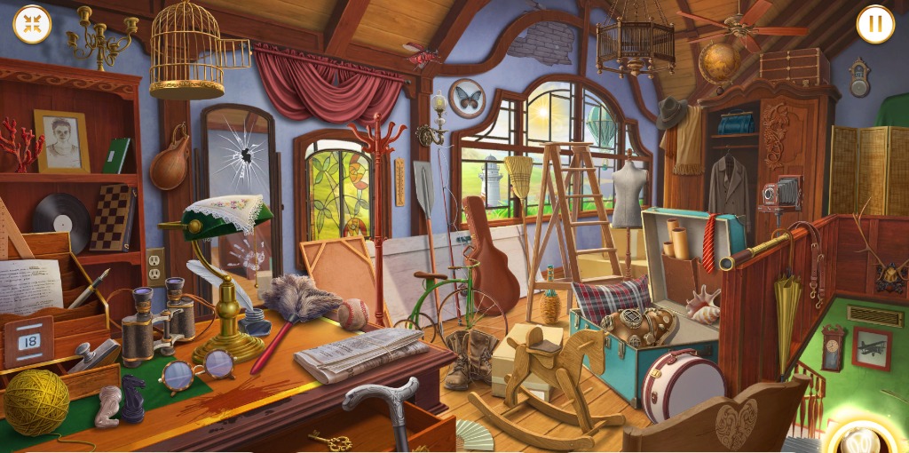 June's Journey: Hidden Objects: Vol. 6, Ch. 11 - Reunited - 1278. The Talbots' Attic Hidden ...